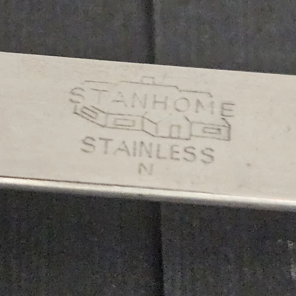Vintage Stanhome Stainless Slotted Cooking Spoon